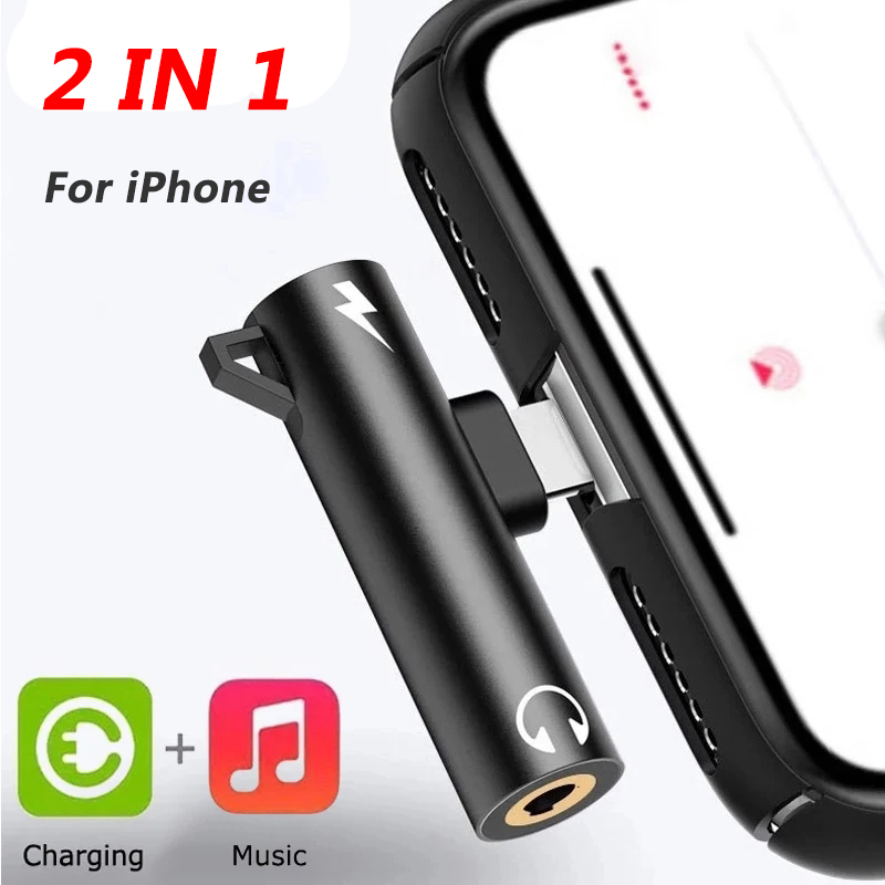 Earphone Splitter Jack - 2 In1 Adapter Splitter Voor iPhone