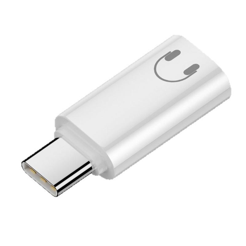 Usb C Earphone - Type C naar 8-pins oortelefoonadapter Man-vrouw