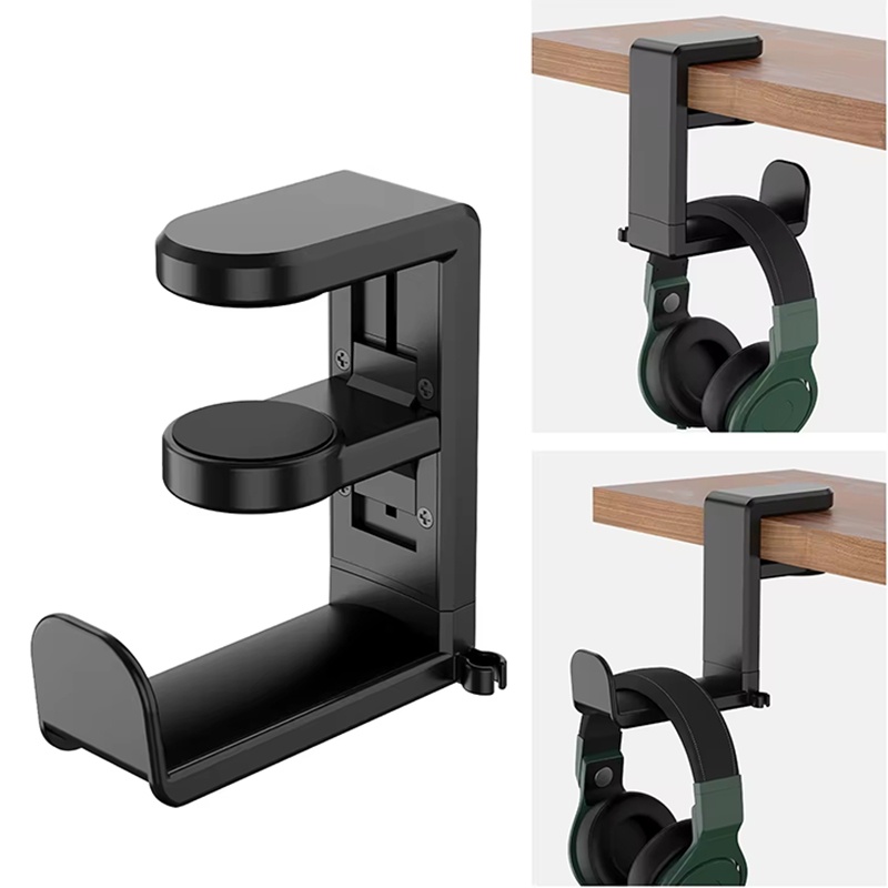 Headphone Stand Desk - Universele gaming-hoofdtelefoonstandaard Headset-haakhouder Opslaghouder met verstelbare