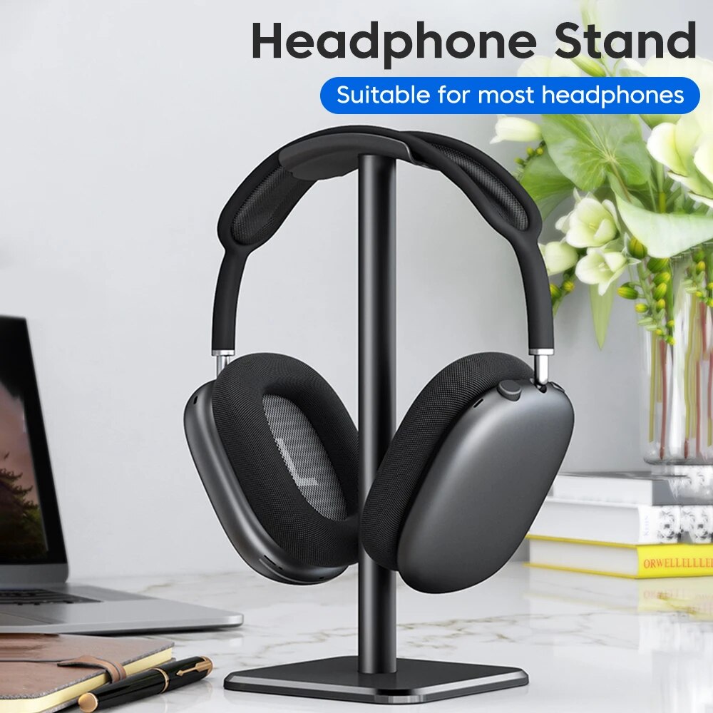 Headphone Stand Desk - Universele hoofdtelefoonstandaard Aluminium headsethouder voor gaming-oortelefoon
