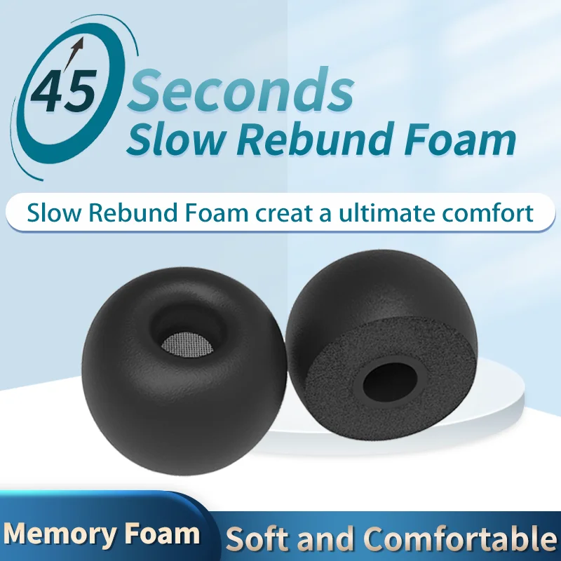 Earphone Foam Tip - Zachte Memory Foam Oortelefoon Tip Geluidsisolerende