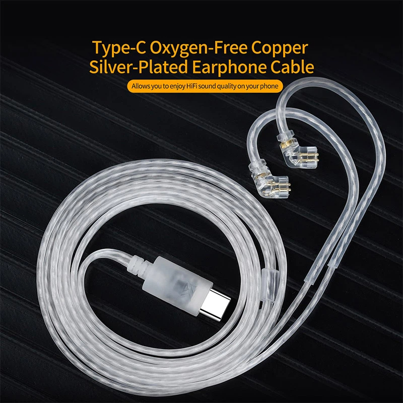KZ Oordopjes Kabel OFC Verzilv - Usb C Earphone recensie en prijs