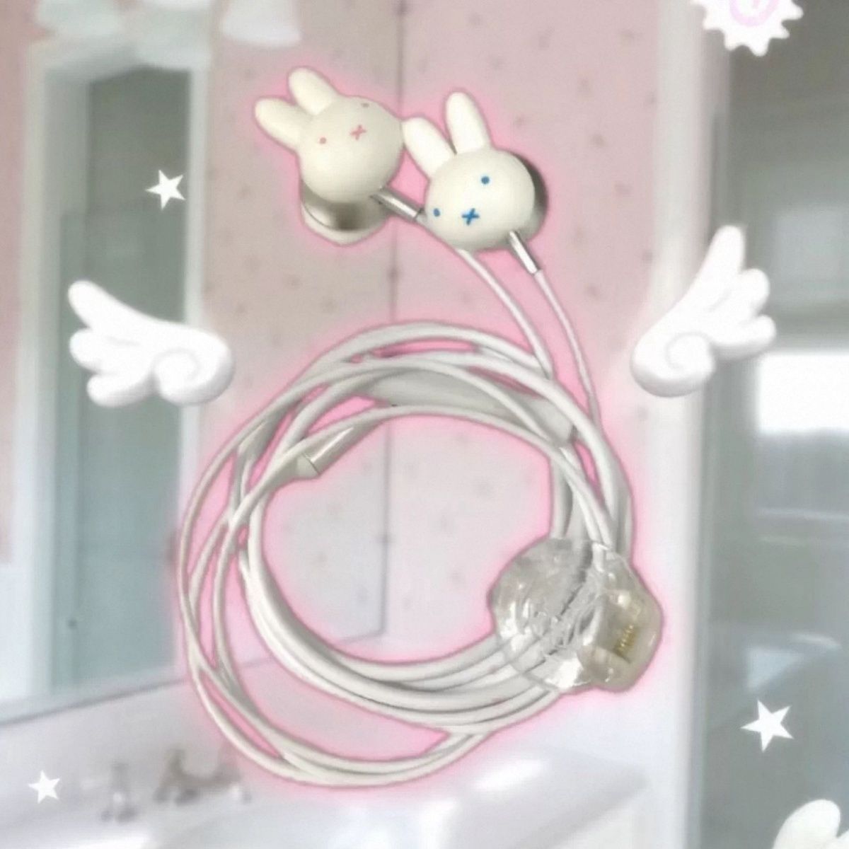Vintage schattige Miffy Rabbit - Usb C Earphone recensie en prijs