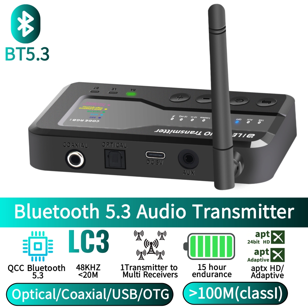 Bluetooth 5.3 audiozender, 80M - Bluetooth Adapter Receiver recensie en prijs