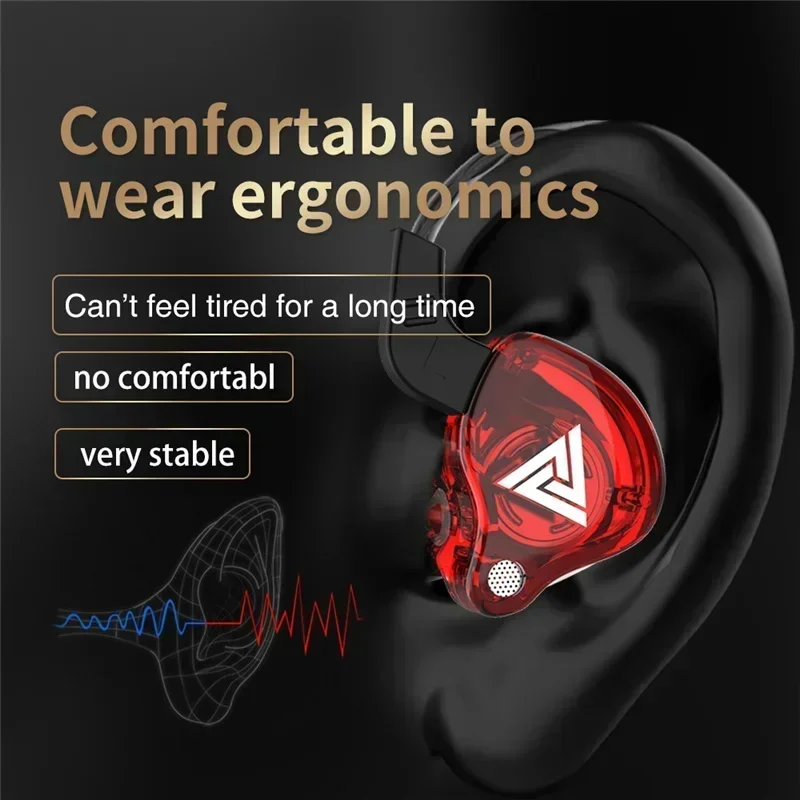 NIEUWE QKZ AK6 Koper Driver Hi - Wired Earphone Mic recensie en prijs