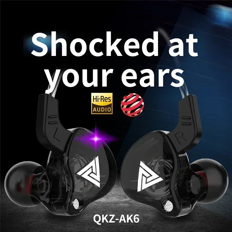 NIEUWE QKZ AK6 Koper Driver Hi - Wired Earphone Mic recensie en prijs
