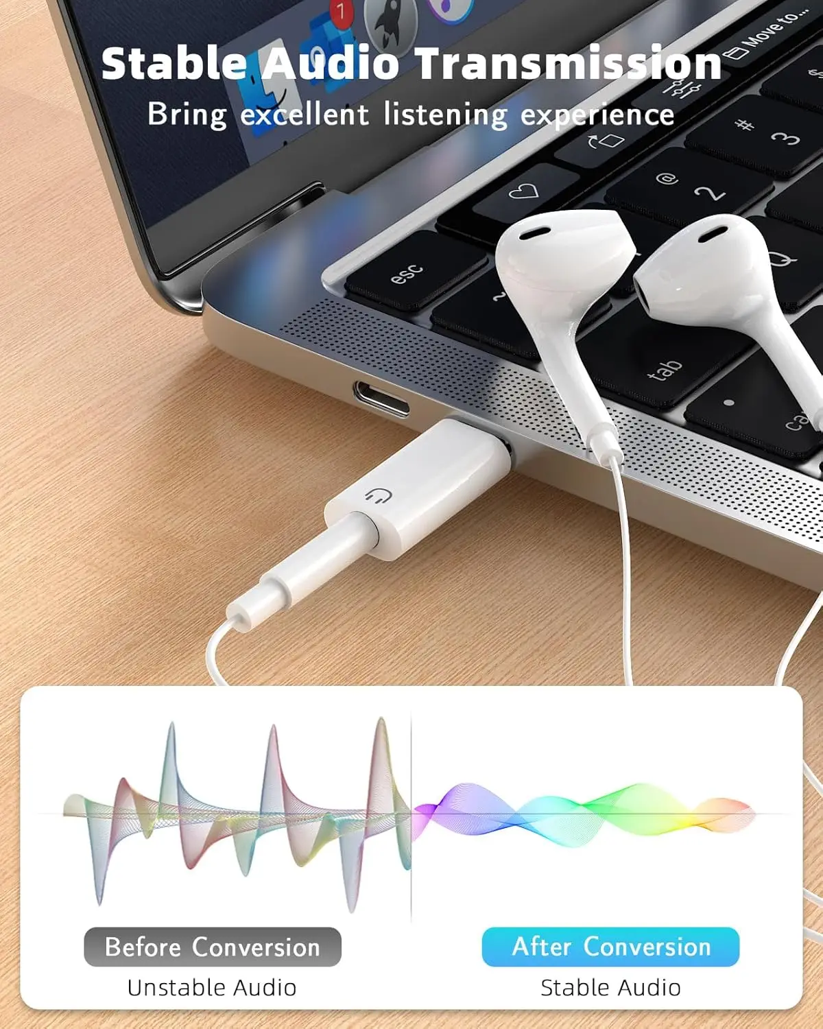 USB-C naar 3.5mm oortelefoonad - Usb C Earphone recensie en prijs