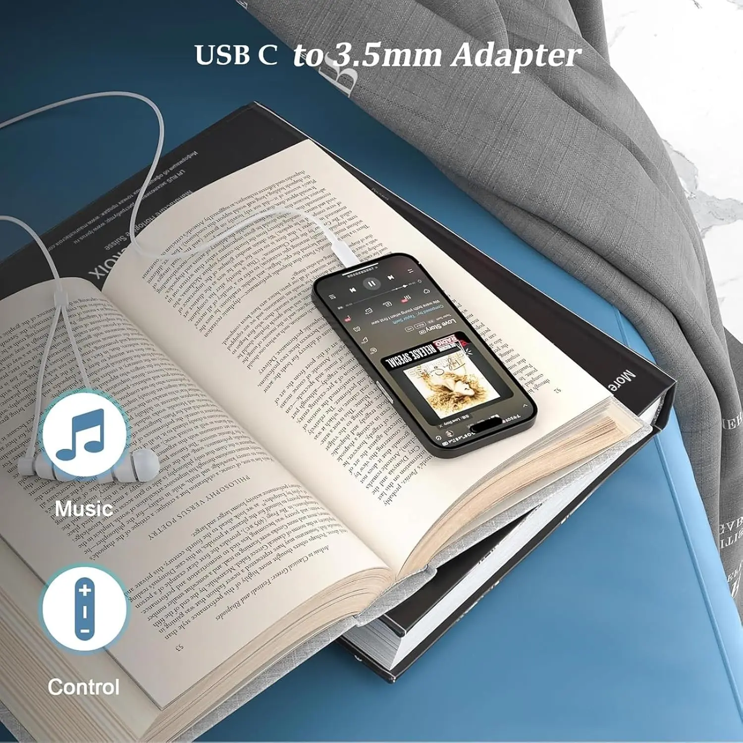 USB-C naar 3.5mm oortelefoonad - Usb C Earphone recensie en prijs