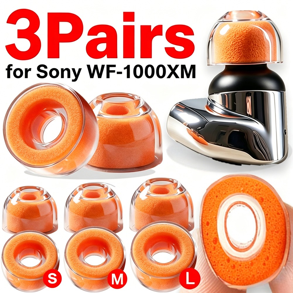 1-3Pairs voor Sony WF-1000XM6/ - Earphone Foam Tip recensie en prijs