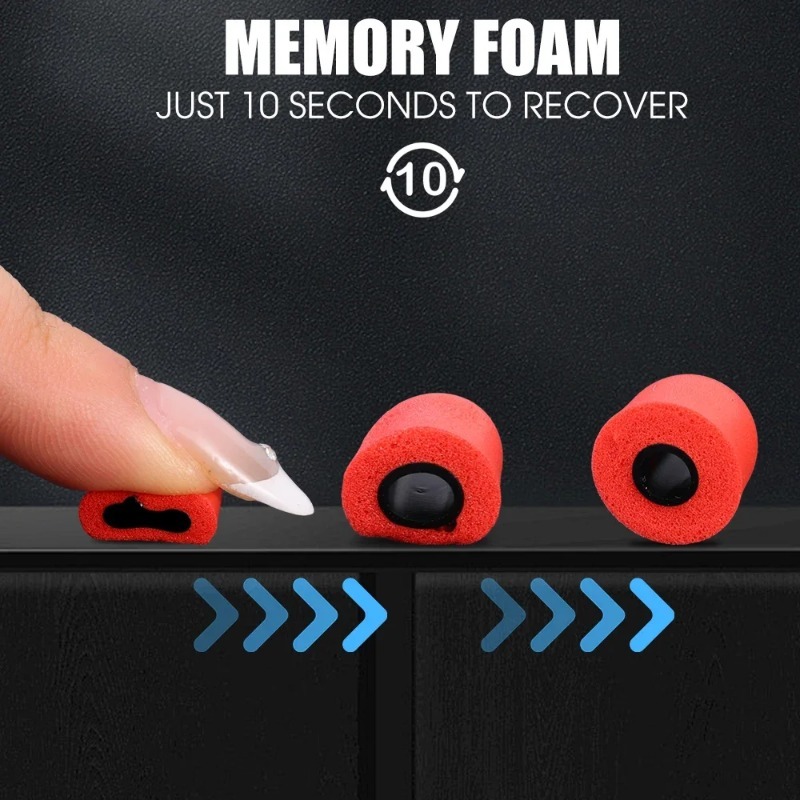 Oordopjes Memory Foam Spons vo - Earphone Foam Tip recensie en prijs