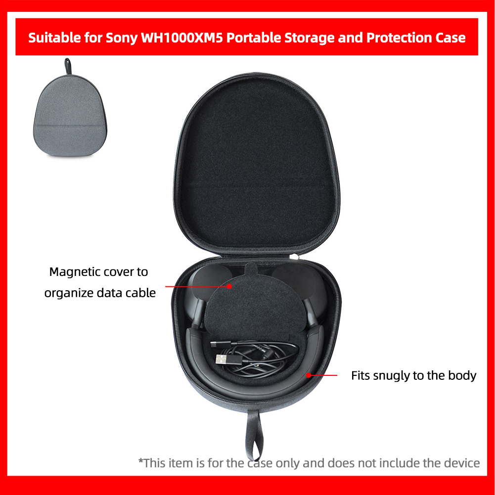 Harde draagtas Schokbestendige - Sony Headphone Wh-1000Xm5 recensie en prijs